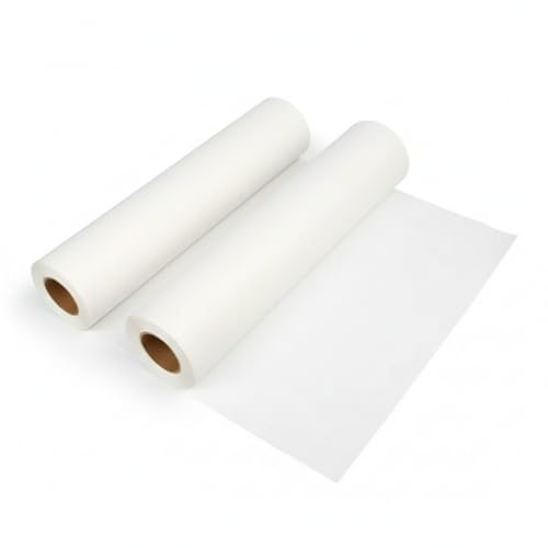 DTF-FRANCE - Confezione da 2 rotoli di pellicola di trasferimento DTF, 100 m di lunghezza, 60 cm di larghezza, carta di trasferimento PET, peeling a caldo, stampa DTF