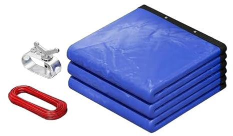Gralara Above Ground Round Pool Cover with Winch And Cable Designed for Dust Resistance, 15 Feet