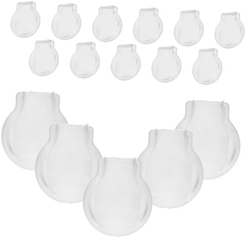 PHENOFICE 50stücke Ohrclip-polster Ohrringkissen Ohrclip-unterlage Transparente Ohrclip-matten Diy-ohrclip-polster Ohrringverschlüsse für Modeschmuck