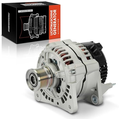 Frankberg Lichtmaschine Generator 70 Amp 6K0903028 | Kompatibel mit T.r.a.n.s.p.o.r.t.e.r IV Kasten 70A 70H 70J 7DA 7DH, P.a.s.s.a.t Variant 35I 3A5, 80 Avant 8C5