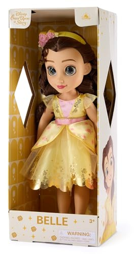 Disney Store Official Belle Doll with Toy Hair Brush, Beauty & The Beast, 40.5cm / 16, Once Upon a Story Collection, Age 3+