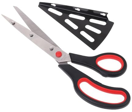 DINHEAROM Ciseaux Coupe- Avec Spatule Amovible Pour Découper Et Servir La Pizza Facilement