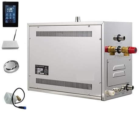 Sauna a vapore, 6KW Smart App/Controllo WiFi Generatore Di Lusso Per Doccia Spa, Sauna, Bagno Turco,per la casa