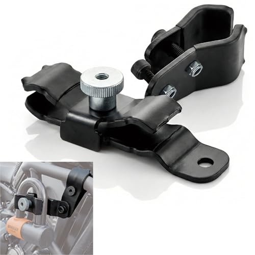 KRASER KR405 Support Antivol Moto pour KR50 Homologué SRA | Fixation Métallique sur Vis ou Tube | Accessoire Moto Sécurité Transport Stable | Porte Antivol Mini U Bloc-Disque Universel Motos Scooter