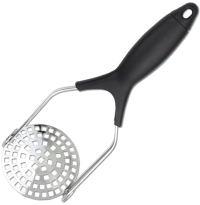 Veemoon Presse-purée pour Écraser Pommes de Terre et Fruits Manuel en Acier Inoxydable et Plastique Gadget de Cuisine Multifonction Préparation Cuisine