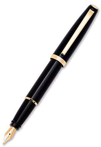Aurora E12-DN penna stilografica Nero, Oro