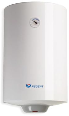 Regent - Termo Eléctrico 80 Litros, Calentador de Agua Eléctrico Vertical Seguro Duradero con Luz Piloto, 48x45x77.8 cm - Calentadores Fabricados para Instalación en España - Eficiencia C Rango (A+/F)