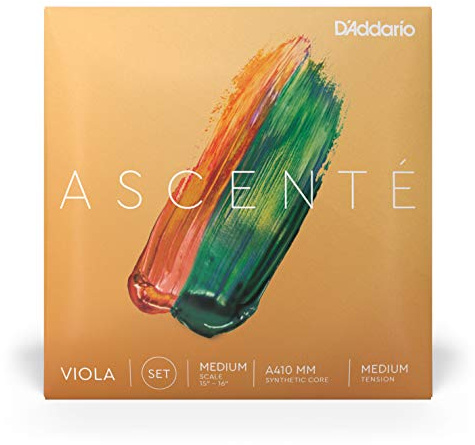 D'Addario Ascenté Viola String Set, Medium Scale, Medium Tension