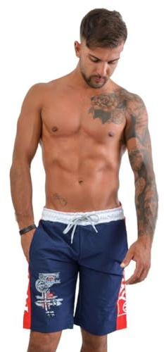 Geographical Norway Badbyxor Boxare Quino Badshorts Hav Pool Blå Män, Mörkblå, XXL