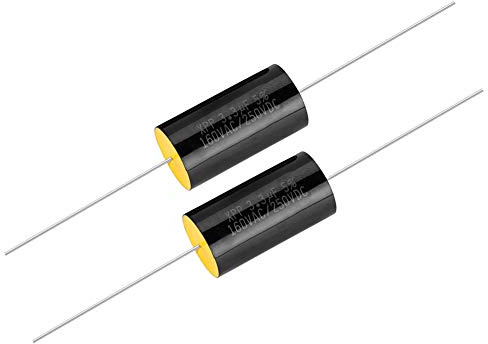 2PCS Kondensator Frekvensdelare, Kapacitans Ljud Högtalare Kondensator med Ren Koppartråd Stift, för Bil Diskant, Högtalare Frekvensdelare etc. 1uF, 2.2uF, 3.3uF (tillval) (3,3uF)
