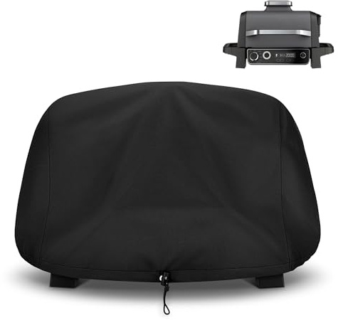 Unicook Grillabdeckung Wetterfest für Ninja Woodfire OG700 Series, Grill Abdeckhaube Wasserdicht für Outdoor Tischgrill URBAN Explore PRO, Klein Abdeckung Abdeckplane Schutzhülle Outdoor Küche