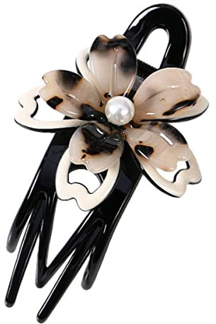 FRCOLOR Forcina per capelli francesi fermagli per capelli clip per capelli da donna medio fermaglio per capelli posteriore clip per capelli copricapo copricapo dado morsetto