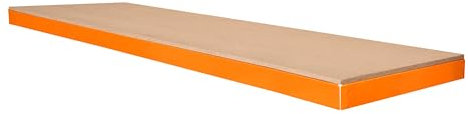 Zusätzlicher Regalboden für S-Rax Werkbank 180 x 60cm | 300kg & 3 verstärkte Stützbalken/Regal | Werkstatttisch Arbeitstisch | Stahl Spanplatte Gummifüße [Schraubenlos & Verstellbare Regalanordnung]