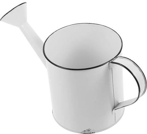 Mikikit Vaso da Fiori in Metallo a Forma di Bollitore, Fioriera per Bonsai Piccoli, Vaso Decorativo da Scrivania per Casa, Ufficio e Giardino Resistente in Ferro