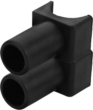FONDOTIN 2pcs U-Shaped Wheelchair Seat Rail Guide Plastic Sliders Replacement Parts for Transport Chairs Fit Seniors Wheelchair Accessories