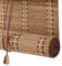 Retro Bambusrollo Blickdicht,60% Verdunkelungsrollo Bambus Jalousine Raffrollo,Natur Holzrollos,Sonnenschutz und Sichtschutz Rollo Seitenzugrollo Für Fenster und Türen,Anpassbar (120x120cm(47x47in))