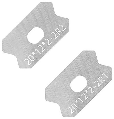 ViewReal R1+R2 Replacement Blades for Woodworking Veneer Edge Trimmer Carbide Straight Cut Router Bits for Precise Edging & Deburring, Perfect for Furniture Making & Woodworking Projects