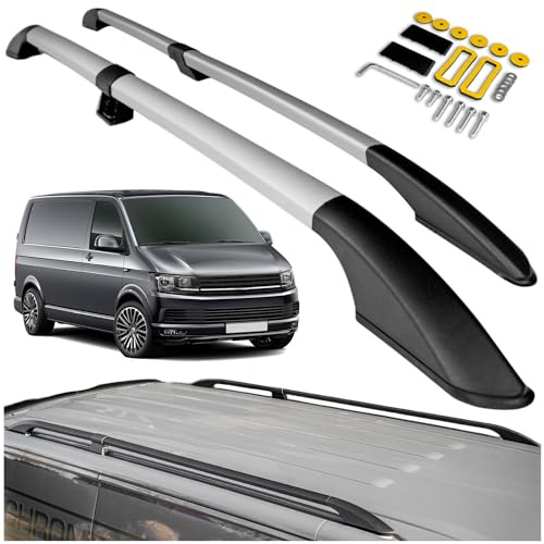 CHROMEMASTER | Compatibili con VW T6 Transporter Long 2015-2019 | Barre Trasversali da Tetto, Mancorrenti sul Tetto | Sono Utilizzate per il Montaggio di Portapacchi, Box da Tetto o Portabiciclette