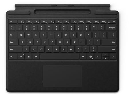 Microsoft Surface Pro 13 Keyboard with Slim Pen Storage | Black | Compatible with Surface Pro (11th Edition), Surface Pro 9, or Surface Pro 8