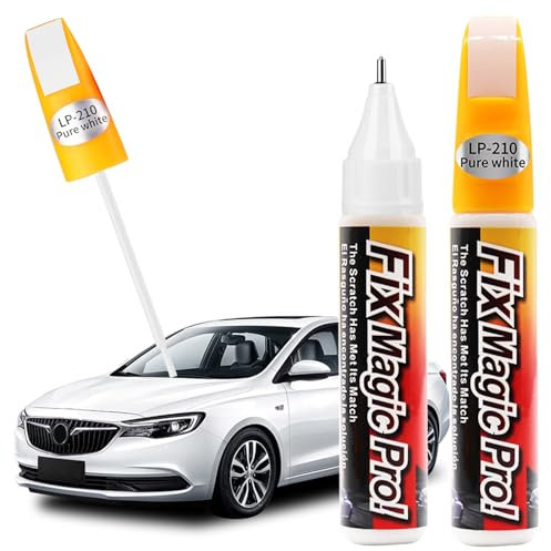 Aimisite Touch Up Paint for Cars - Scratch Remover Pen for Vehicles, Quick & Easy Solution to Erase Car Scratches (White)