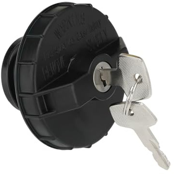 VGOL 1 Juego de Tapa de Combustible con Llave Repuesto 6661696 Compatible con Bobcat Cargadoras 751 753 763 773 853 863 873 883 Color Negro