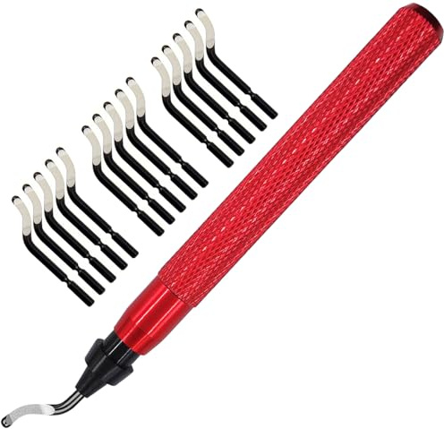 Deburring Tool with 15 Extra High Speed Steel Rotary Blades