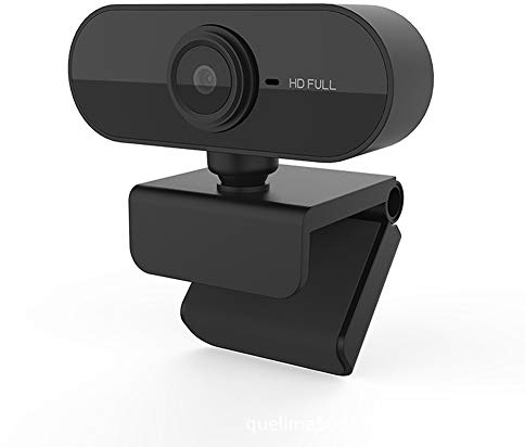 HD Webbkamera, 360 Graders Rotation, USB-Anslutning, Svart, för Videosamtal och Röstchatt