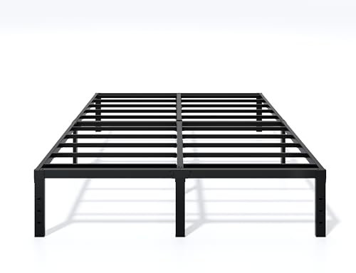 LUMUNANCE Metal Bed Frame Queen Size 14 Inch Heavy-Duty Platform Bed Frame