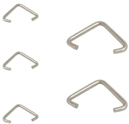 SISI UK 10 ganchos triangulares de cadena de enchufe para lavabo, baño y cocina, cadena de tapón de baño cromado, gancho triangular para bañera, cocina, fregadero, baño, lavabo, cadena, triángulos