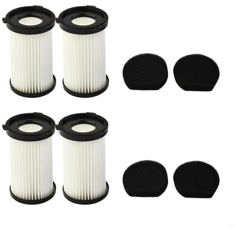 Puupaa 4 HEPA filtros Kit de filtro de vacío para Cecotec para Conga Thunderbrush 520 550 560 E para Handyforce 2761 2759 aspiradora para Handy Force RBT escoba eléctrica