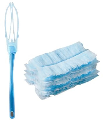 Plumeau de nettoyage de plafond - Plumeau de nettoyage de plafond en microfibre avec crochet de suspension | Tête remplaçable Brosses anti-poussière domestiques pour la maison