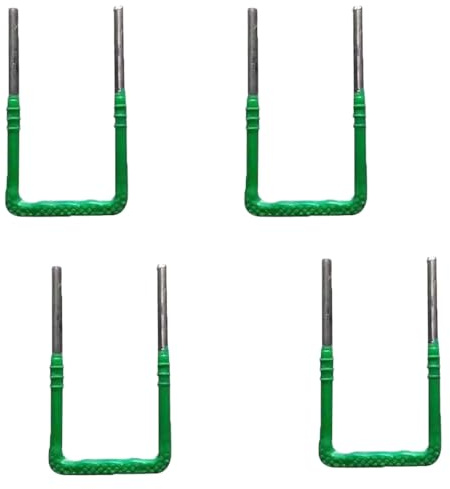 Scala antincendio per camper, seminterrato, scaletta antiscivolo per uso esterno e interno, accesso a 2 piani, per tetto di casa, sottotetto, 4 pezzi, 15 x 25 x 1,2 cm, sicurezza e durata