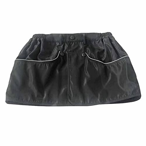CoudarTitie Pantaloni da Addestramento per Cani con Molteplici Tasche, Allenatore di Agilità E Obbedienza, Cintura da Addestramento, Pantaloni Impermeabili per L&, Nero M 86 cm