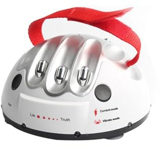 Genérico Truth Telling Machine - Handsensor med LED- 3 gröna 2 röda - elektronisk analysator för Party Game Fun - Shock Alert Scam Detector