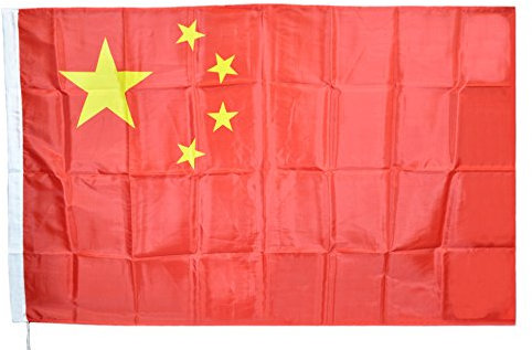 Flagge China Chinese Flag jubeln Chinesische China cm 90 x150 Hohe Qualität 'Bändchengewebe