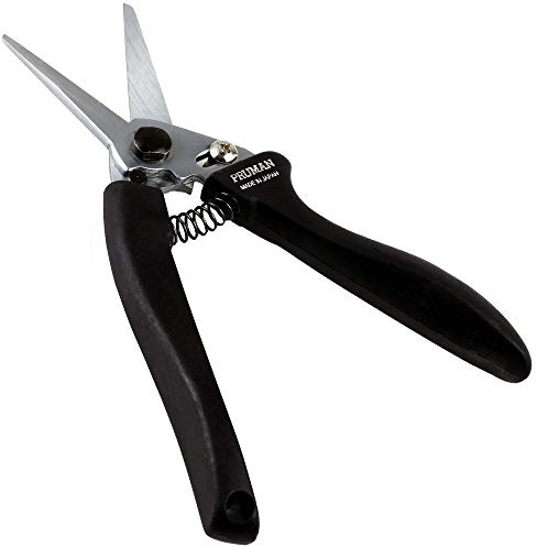 Wazakura Professionelle Gartenschere, 195mm, Made in Japan, Japanische Gartenschere, Trimmschere – Silber