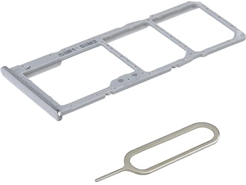 MMOBIEL DUAL SIM Card Slot Tray Holder Replacement Compatible With Samsung Galaxy A22 5G - 6.6 inch - 2021 - Incl. SIM Pin - White