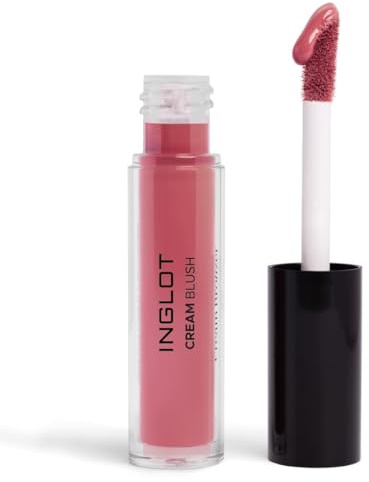 Inglot Crème Rouge | Colorete cremoso para las mejillas | Acabado natural | Fácil aplicación y efecto duradero | Apto para todo tipo de piel | 5 ml | 100