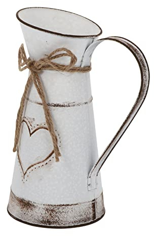 RORPOIR Pot de Fleur en métal Bouilloire Vase à Fleurs Vintage galvanisé Pots de Fleurs en Plein air cendrier décorations de Mariage Seau de Bouquets de Seau à