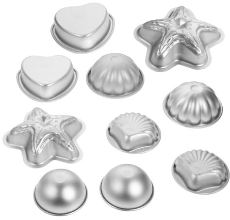 MAGICLULU 10St Badebombe DIY badekugel werkzeug Werkzeuge zur Seifenherstellung Kerzenformen Kuchenform handgemachte Seifenform Mehrzweckformen Schokolade Kugel