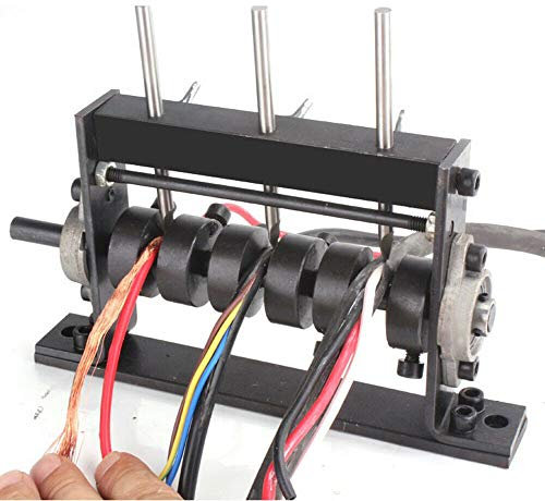 Pelacables de cobre, herramienta de reciclaje de chatarra, máquina peladora de cables de cobre manual, pelador de cables de desecho para alambre de acero con un diámetro de 1-20 mm (3 juegos de rue