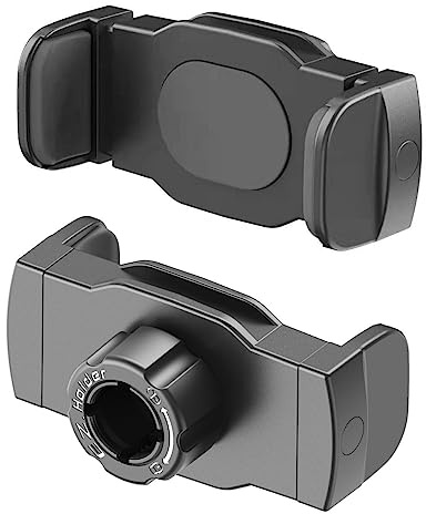 2 Pack Phone Holder Mount Clip - 17mm Rotating Ball Joint Connector with Fixed Nut for Car, Wireless Charger, Cellphone Clamp, Ring Light, Selfie Stand Bracket