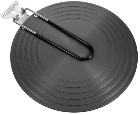 KICHOUSE Plaque Diffuseur De Chaleur Pliable 24 Cm En Acier Inoxydable Adaptateur Induction Pour Cuisinière à Gaz Cuisson Homogène Et Dégel Rapide Incontournable Cuisine
