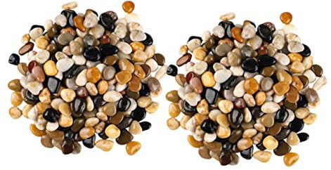 TOYANDONA 2bolsas Guijarros Naturales Decorativos Para Macetas Piedras Exquisitas Para Jardín Para Decoración De Roca