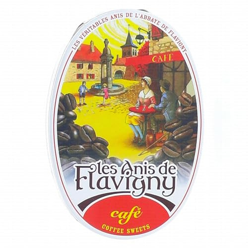 Anis von Flavigny - Echte Anis Bonbons in ovaler Dose 50g - Kaffee | Tradition & Bastelspaß
