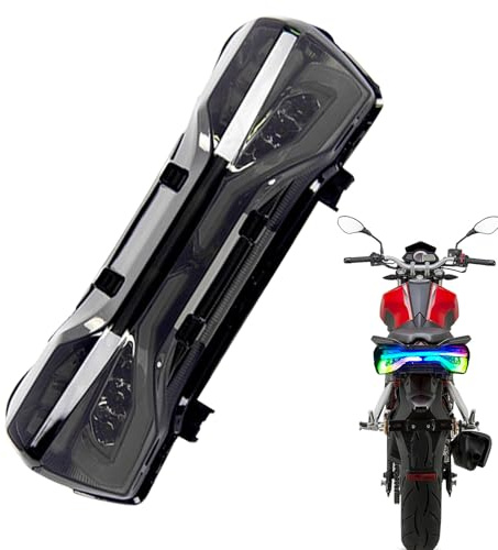 Luz Trasera LED para Moto Luces de Advertencia de Seguridad para Vehículos