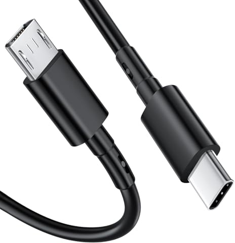 USB C to Micro USB Cable 30 cm,Type C to Micro Type B Cable Data Lead Android Charger for Samsung Galaxy S7/J7,Xiaomi,Redmi for Amazon Kindle Fire Tablet,PS4 Controller (1M)