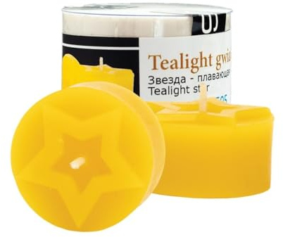 LYSON Kerzengießform Silikonform Teelicht Stern Höhe 3,5 cm Silikon Kerzenform für Sojawachs Bienenwachs Gips Seifer Aromatherapie Kerzenherstellung Bienenwachskerzen Geschenkidee