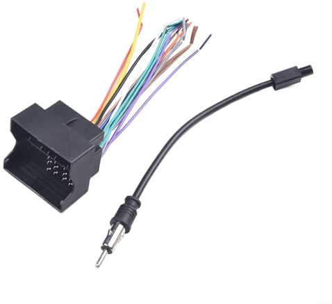 DAZZLEEX Cavo per autoradio e connettore adattatore antenna per BMW Serie 3/5/Z4, Mini Cooper/Cabrio, A3/A4/A6/A8/S4 e Sprinte