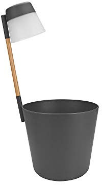 Elho Flower Light 27 - Pot De Fleurs pour Extérieur - Ø 55.5 x H 29.0 cm - Noir/Anthracite